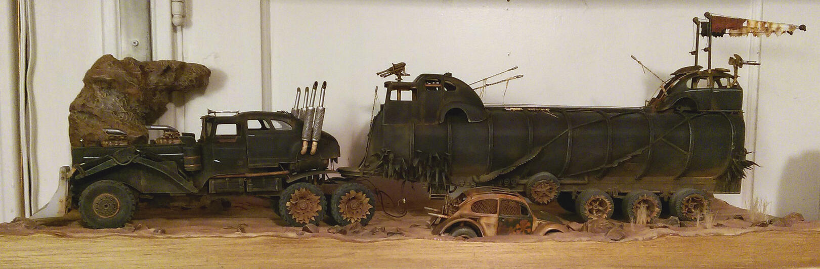 A 1/25 scale model of The War Rig from Mad Max: Fury Road