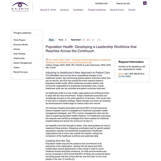 B E Smith Whitepaper